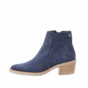 Boots les Pympren'Elles. Des bottines Romy bleu jeans